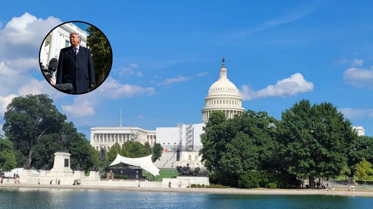 Trump Epstein Protest at Washington Hilton 2026