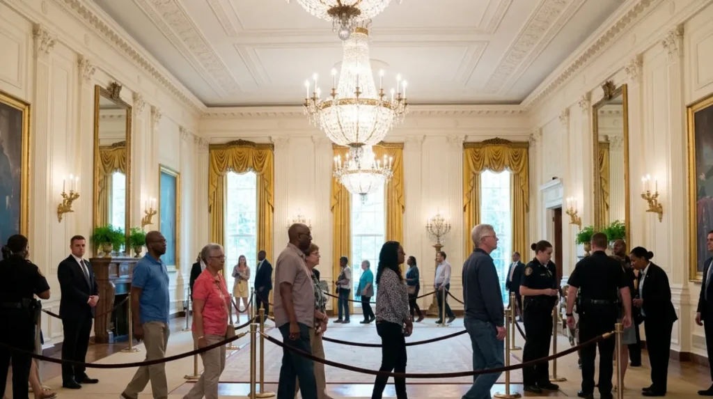 What is a White House tour and how does it work?