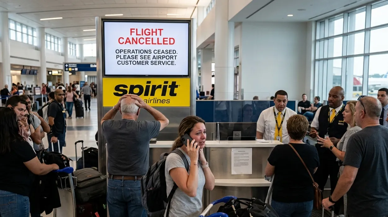 Spirit Airlines Shuts Down: Latest News, Impacts on Flights and Passengers