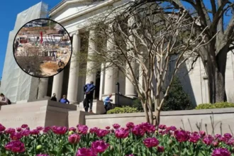 Trump White House Ballroom Construction Continues in Washington 2026