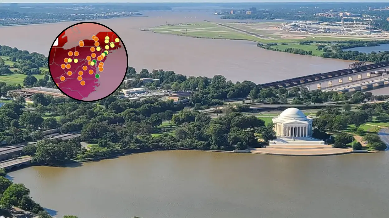 Washington DC Heat Wave Nears May 18 Record in 2026
