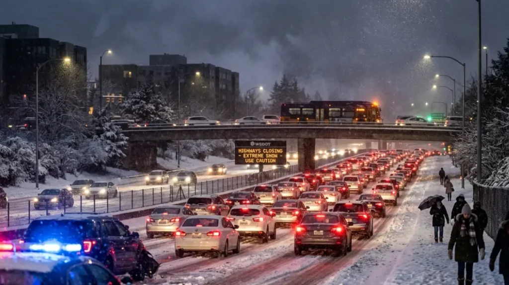 What Impacts Do Snow Storms Have on Washington Evening Life?