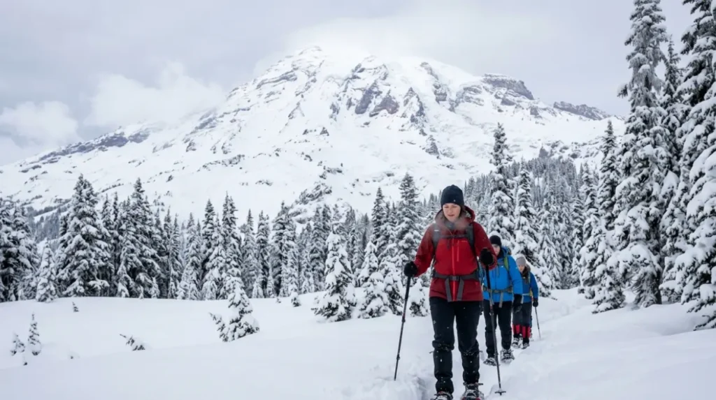 What is Mount Rainier and why is winter special there?