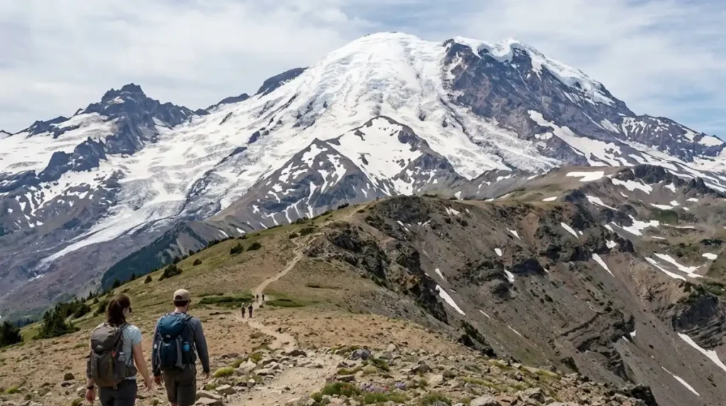 What is the Burroughs Mountain area and why is it a hidden gem?