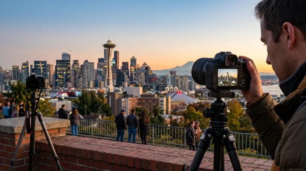 What photography tips maximize Kerry Park shots?