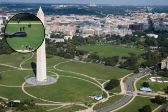 86 47 National Mall Graffiti: US Park Police Investigate Trump Threat; Washington DC 2026