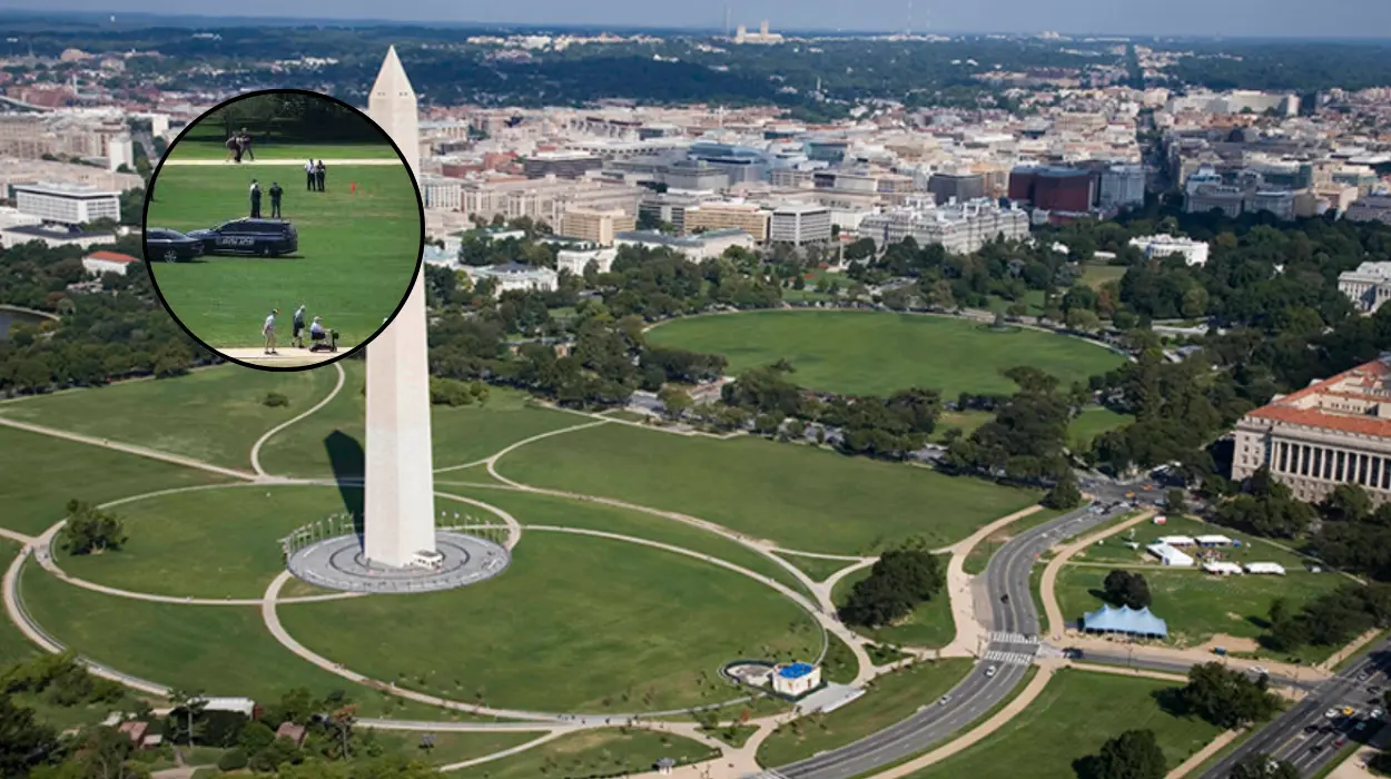 86 47 National Mall Graffiti: US Park Police Investigate Trump Threat; Washington DC 2026