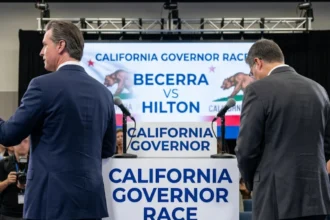 California Governor Race 2026: Becerra vs Hilton for Washington State Readers
