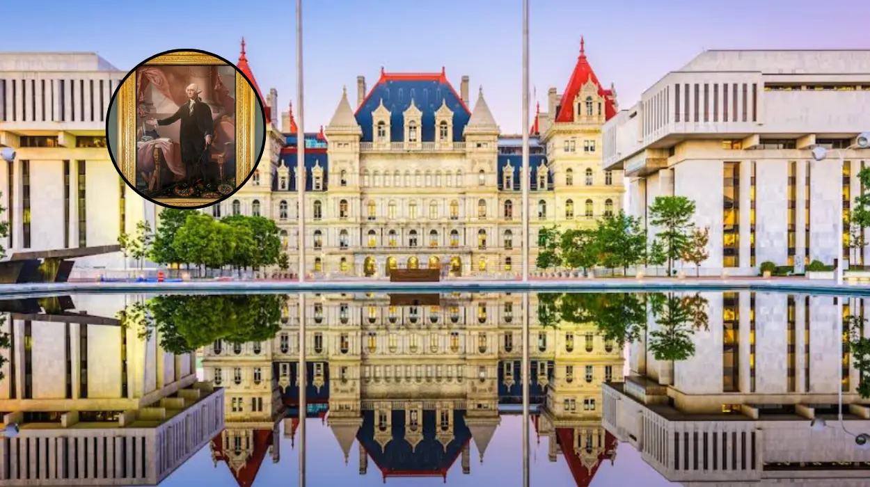 Restored George Washington Portrait Unveiled at New York Capitol, Albany 2026