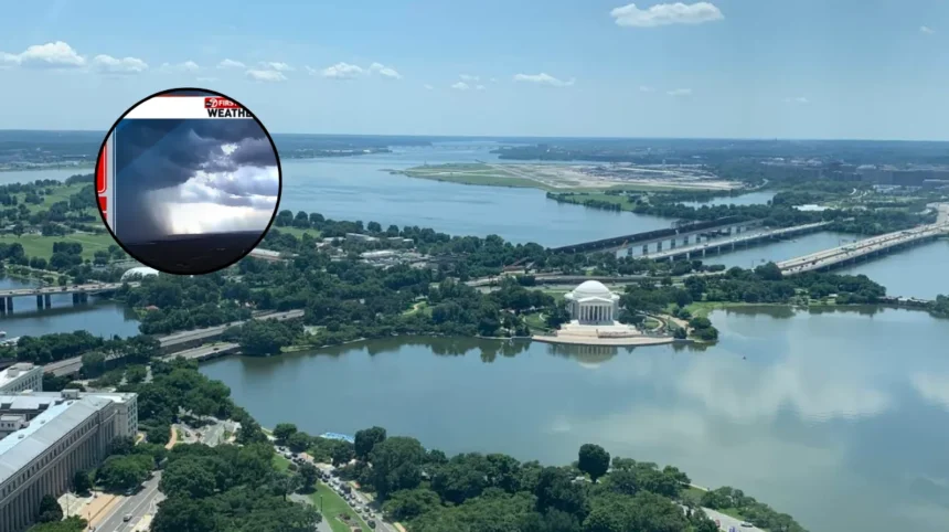 Severe Thunderstorms Disrupt Evening Commute Across Washington DC 2026