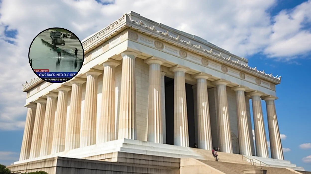 Trump Cleans Washington Fountains & Restores Reflecting Pool – Chippewa Falls, 2026