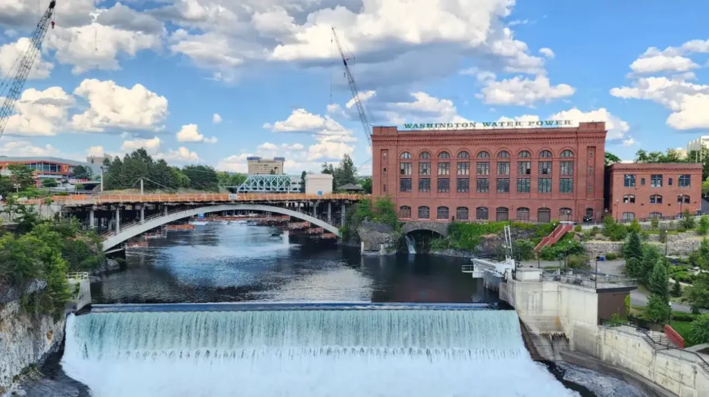 What is Spokane Falls and why is it significant?