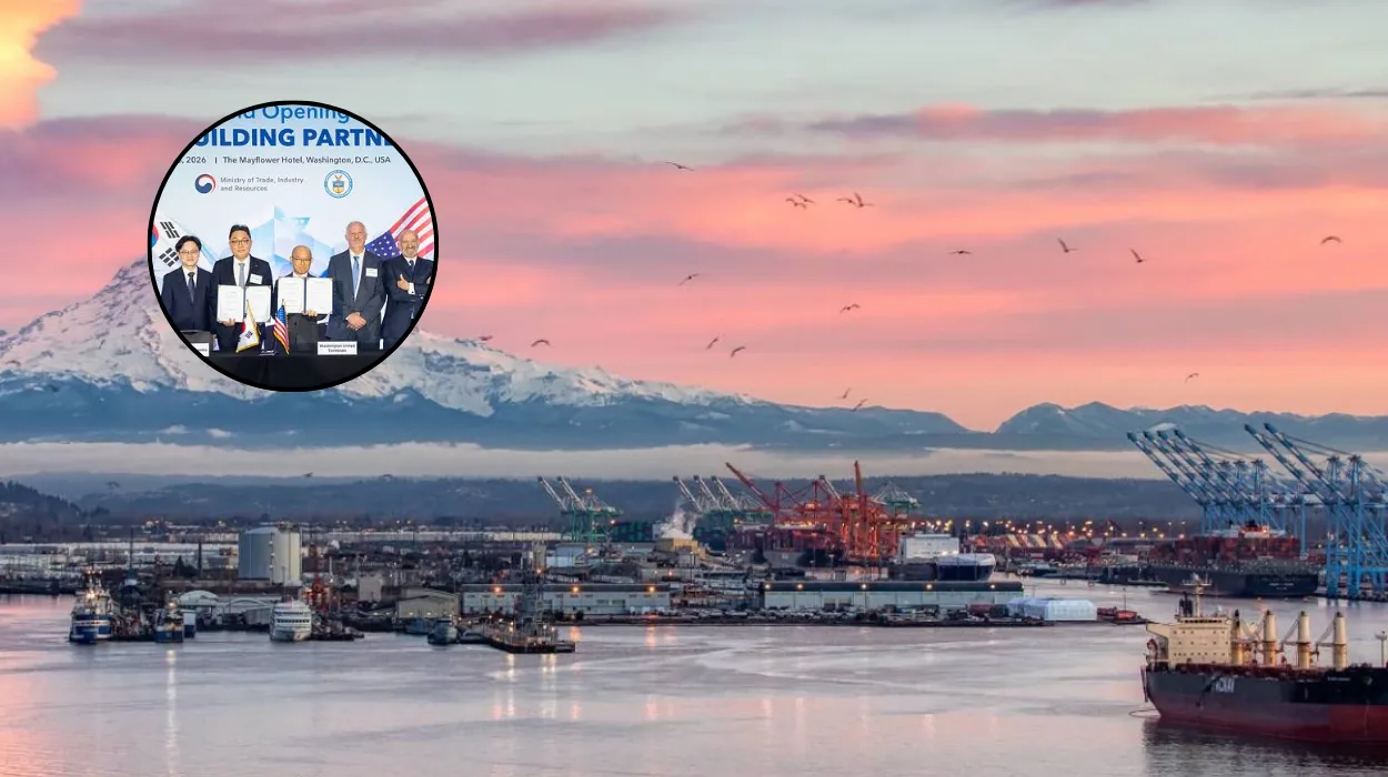 HD Hyundai Samho Secures Port Crane Contract for Tacoma 2026