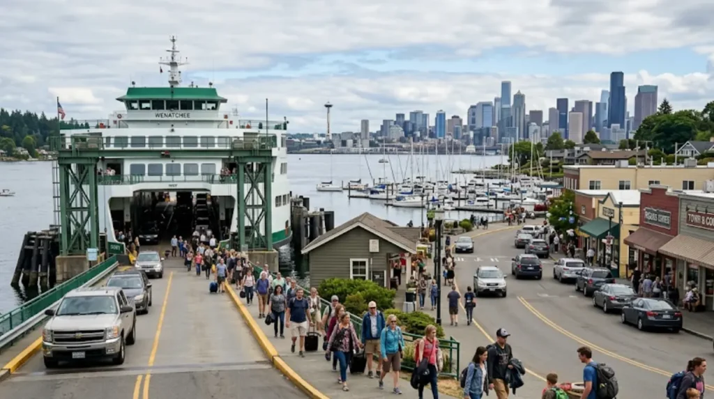 How accessible are Washington small towns from major population centers?