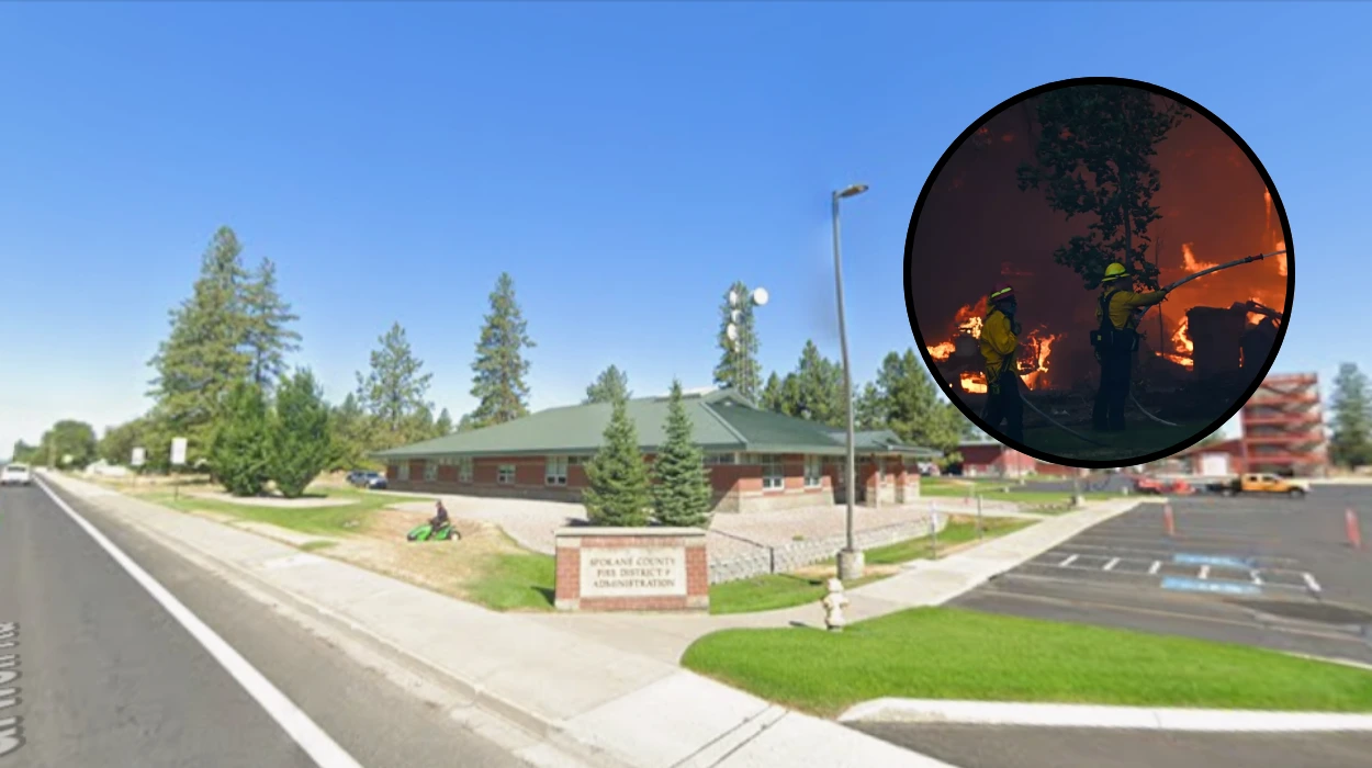 Spokane County Fire District 10 Engine Destroyed in Old Trails Fire, Spokane 2026